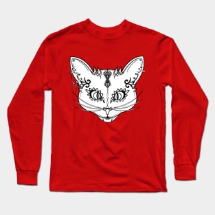 Skull Candy Cat Long Sleeve T-Shirt